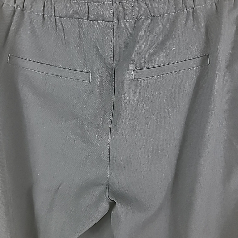 Liverpool Pull On Wide Leg Navy Blue Drawstring Pants Pockets Sz Small Petite - Picture 7 of 7